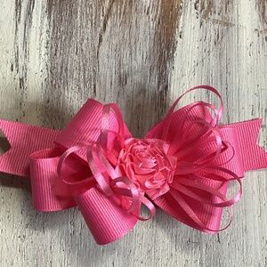 Little Girls Pink Hairbow NEW